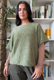 Clemmie Box Knit Moss Marl